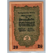 AUSTRIA 1920 BILLETE SIN CIRCULAR RARO !!!